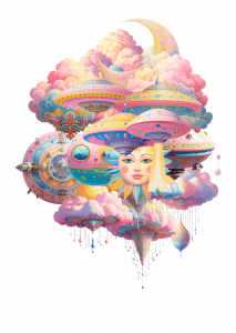 Illustration Cosmic Clouds Katalog