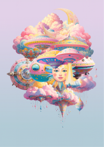 Illustration Cosmic Clouds Katalog