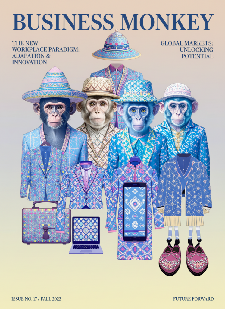 Illustration Magazin Cover Businesss Monkey Magazin Illustration