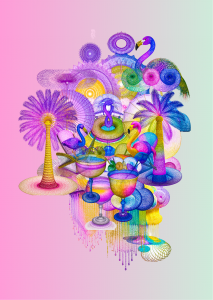 Illustration POOLSIDE PARADISE Katalog