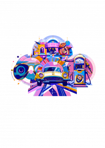 Illustration ROADSIDE DINER Katalog