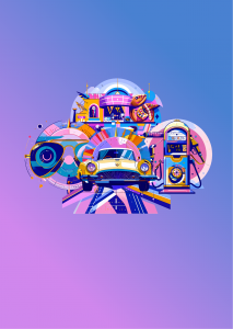 Illustration ROADSIDE DINER Katalog